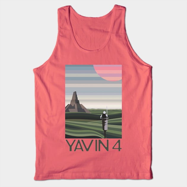 Visit Yavin 4! Tank Top by RocketPopInc